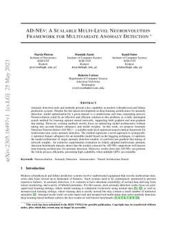 AD-NEV: A Scalable Multi-level Neuroevolution Framework for Multivariate
  Anomaly Detection