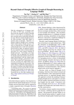 Beyond Chain-of-Thought, Effective Graph-of-Thought Reasoning in
  Language Models
