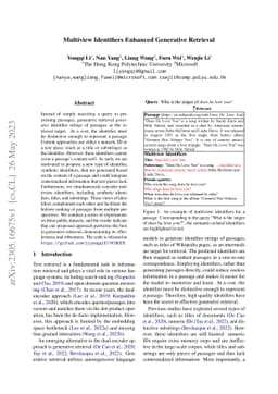 Multiview Identifiers Enhanced Generative Retrieval