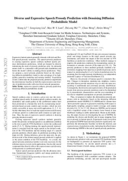 Diverse and Expressive Speech Prosody Prediction with Denoising
  Diffusion Probabilistic Model