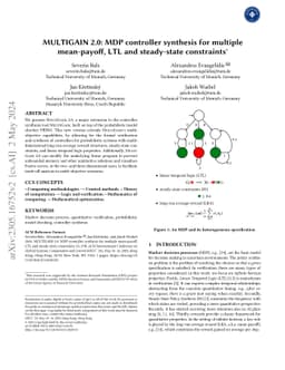 MULTIGAIN 2.0: MDP controller synthesis for multiple mean-payoff, LTL
  and steady-state constraints