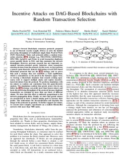 Incentive Attacks on DAG-Based Blockchains with Random Transaction
  Selection