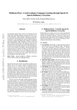 DisfluencyFixer: A tool to enhance Language Learning through Speech To
  Speech Disfluency Correction