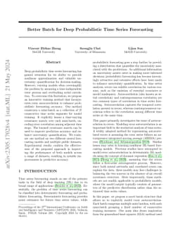 Better Batch for Deep Probabilistic Time Series Forecasting