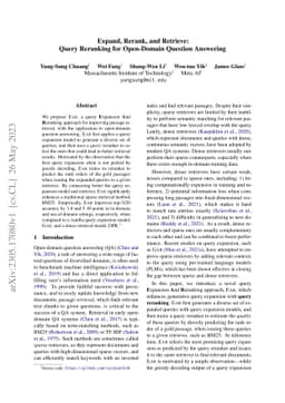 Expand, Rerank, and Retrieve: Query Reranking for Open-Domain Question
  Answering
