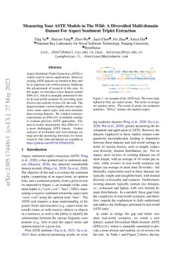 Measuring Your ASTE Models in The Wild: A Diversified Multi-domain
  Dataset For Aspect Sentiment Triplet Extraction
