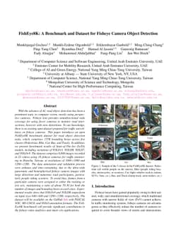FishEye8K: A Benchmark and Dataset for Fisheye Camera Object Detection