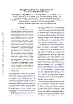 Prompt-Guided Retrieval Augmentation for Non-Knowledge-Intensive Tasks