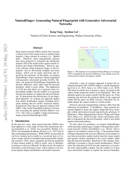 NaturalFinger: Generating Natural Fingerprint with Generative
  Adversarial Networks