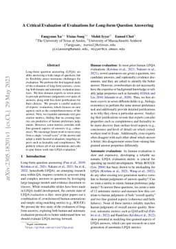 A Critical Evaluation of Evaluations for Long-form Question Answering
