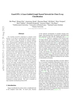 GazeGNN: A Gaze-Guided Graph Neural Network for Chest X-ray
  Classification