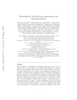 3DTeethSeg'22: 3D Teeth Scan Segmentation and Labeling Challenge