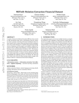 REFinD: Relation Extraction Financial Dataset