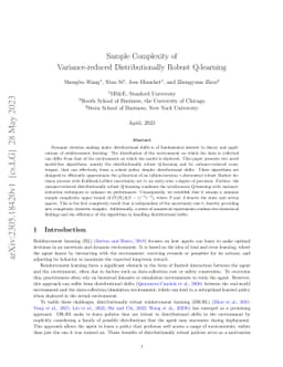 Sample Complexity of Variance-reduced Distributionally Robust Q-learning