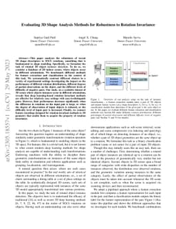 Evaluating 3D Shape Analysis Methods for Robustness to Rotation
  Invariance