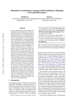Information Association for Language Model Updating by Mitigating
  LM-Logical Discrepancy