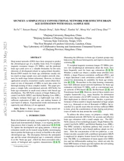 SFCNeXt: a simple fully convolutional network for effective brain age
  estimation with small sample size