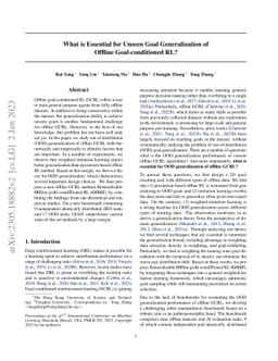 What is Essential for Unseen Goal Generalization of Offline
  Goal-conditioned RL?