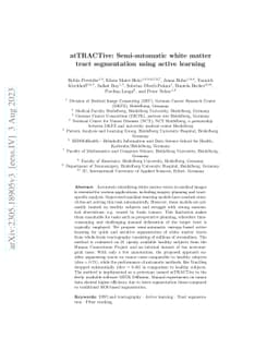 atTRACTive: Semi-automatic white matter tract segmentation using active
  learning
