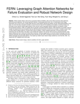 FERN: Leveraging Graph Attention Networks for Failure Evaluation and
  Robust Network Design