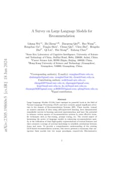 A Survey on Large Language Models for Recommendation
