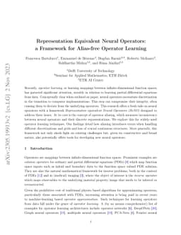 Representation Equivalent Neural Operators: a Framework for Alias-free
  Operator Learning