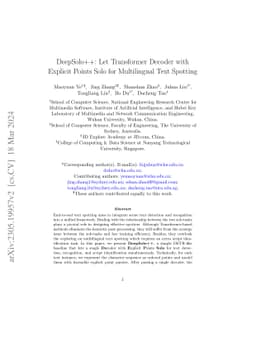 DeepSolo++: Let Transformer Decoder with Explicit Points Solo for
  Multilingual Text Spotting