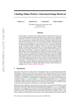 Chatting Makes Perfect: Chat-based Image Retrieval