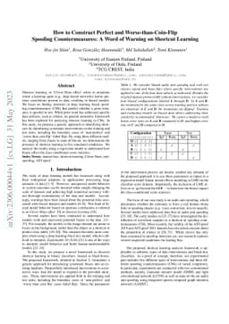 How to Construct Perfect and Worse-than-Coin-Flip Spoofing
  Countermeasures: A Word of Warning on Shortcut Learning