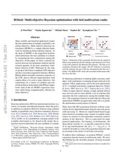 BOtied: Multi-objective Bayesian optimization with tied multivariate
  ranks