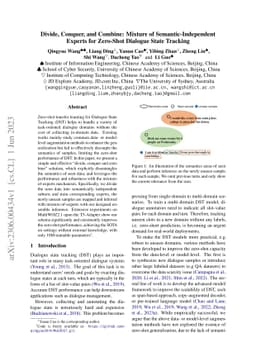 Divide, Conquer, and Combine: Mixture of Semantic-Independent Experts
  for Zero-Shot Dialogue State Tracking