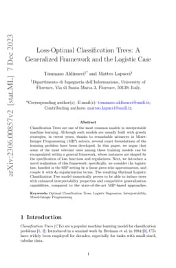 Loss-Optimal Classification Trees: A Generalized Framework and the
  Logistic Case