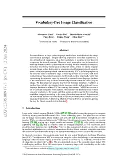 Vocabulary-free Image Classification
