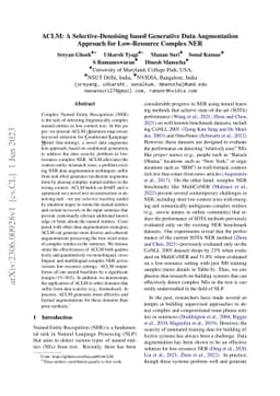 ACLM: A Selective-Denoising based Generative Data Augmentation Approach
  for Low-Resource Complex NER