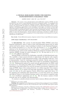 A Neural RDE-based model for solving path-dependent PDEs