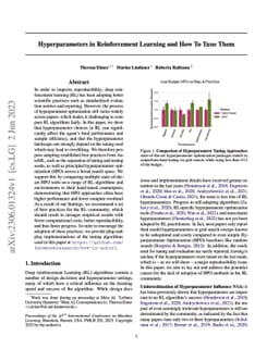 Hyperparameters in Reinforcement Learning and How To Tune Them