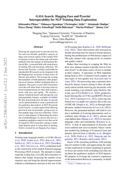 GAIA Search: Hugging Face and Pyserini Interoperability for NLP Training
  Data Exploration