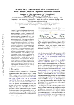 DiffusEmp: A Diffusion Model-Based Framework with Multi-Grained Control
  for Empathetic Response Generation