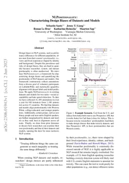NLPositionality: Characterizing Design Biases of Datasets and Models