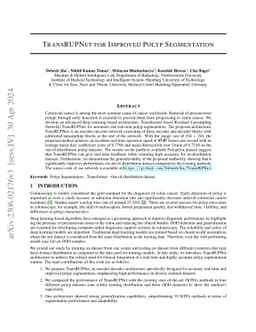TransRUPNet for Improved Polyp Segmentation
