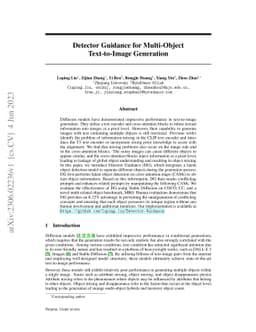 Detector Guidance for Multi-Object Text-to-Image Generation
