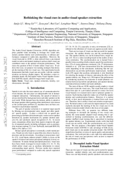 Rethinking the visual cues in audio-visual speaker extraction