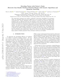 Decoding Nature with Nature's Tools: Heterotic Line Bundle Models of
  Particle Physics with Genetic Algorithms and Quantum Annealing