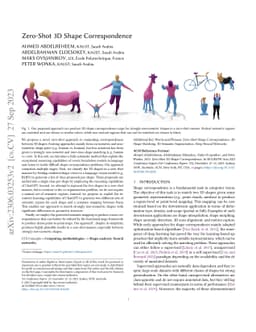 Zero-Shot 3D Shape Correspondence