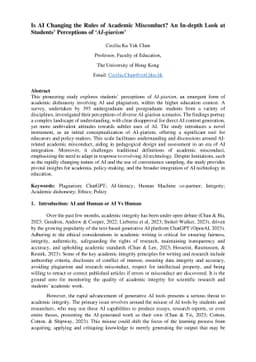Is AI Changing the Rules of Academic Misconduct? An In-depth Look at
  Students' Perceptions of ÁI-giarism'