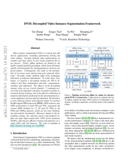 DVIS: Decoupled Video Instance Segmentation Framework