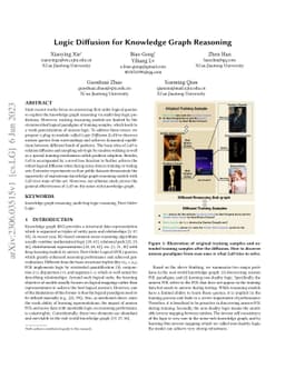 Logic Diffusion for Knowledge Graph Reasoning