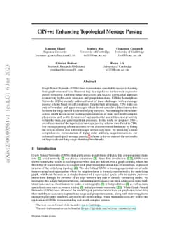 CIN++: Enhancing Topological Message Passing