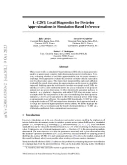 L-C2ST: Local Diagnostics for Posterior Approximations in
  Simulation-Based Inference
