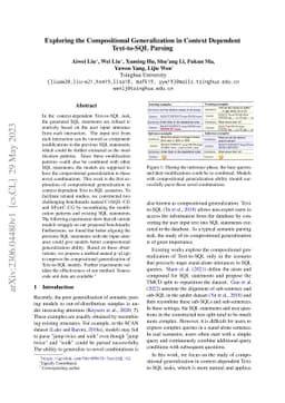 Exploring the Compositional Generalization in Context Dependent
  Text-to-SQL Parsing